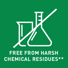 Free From Harsh Chemical Residues